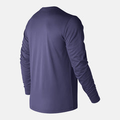 Team Navy LS Tech Baseball Tee / New Balance Men