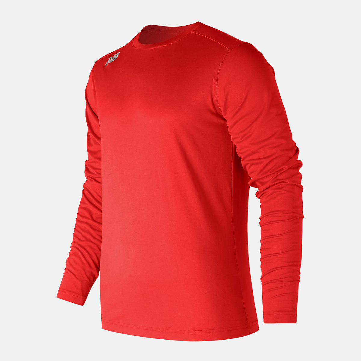 Team Red LS Tech Baseball Tee / New Balance Men