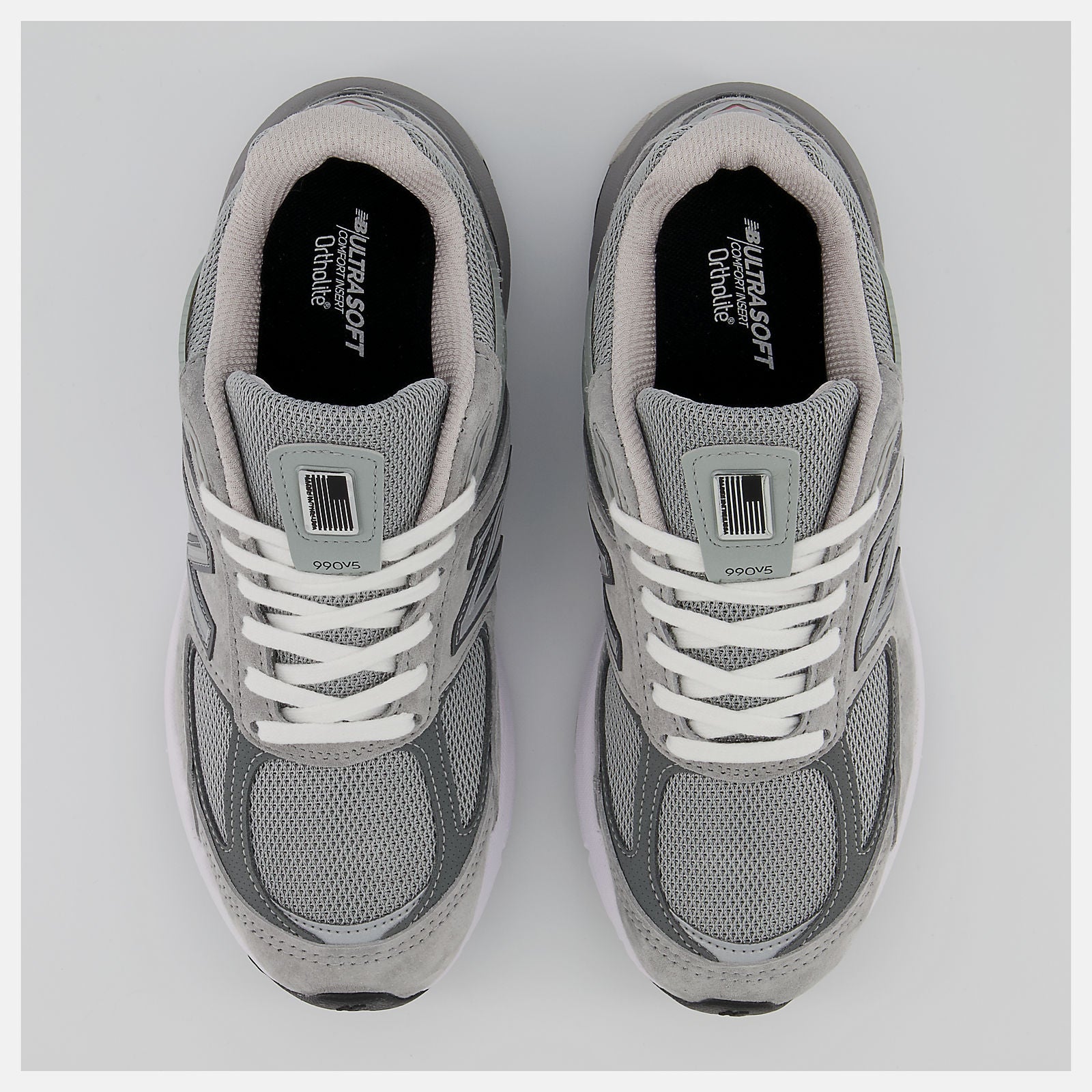 Grey/Castlerock Made in US 990v5 / New Balance Women