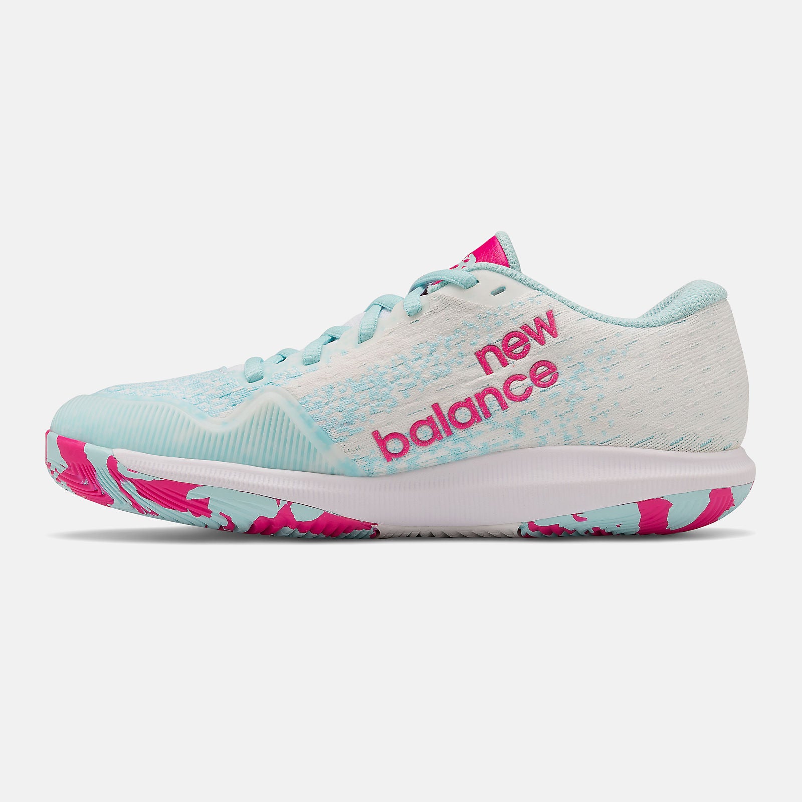 White/Pink Glo FuelCell 996v4.5 / New Balance Women