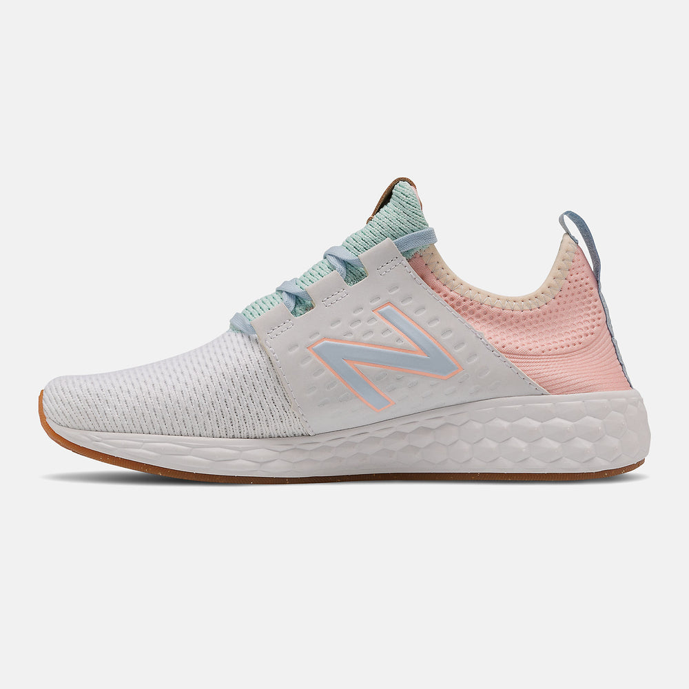 White/Cloud Pink Fresh Foam Cruzv1 Reissue / New Balance Women