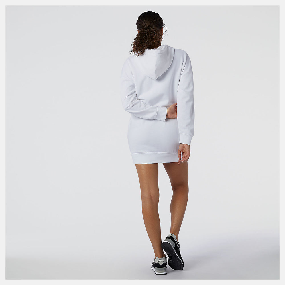 White NB Athletics Erin Loree Hoodie Dress / New Balance Women
