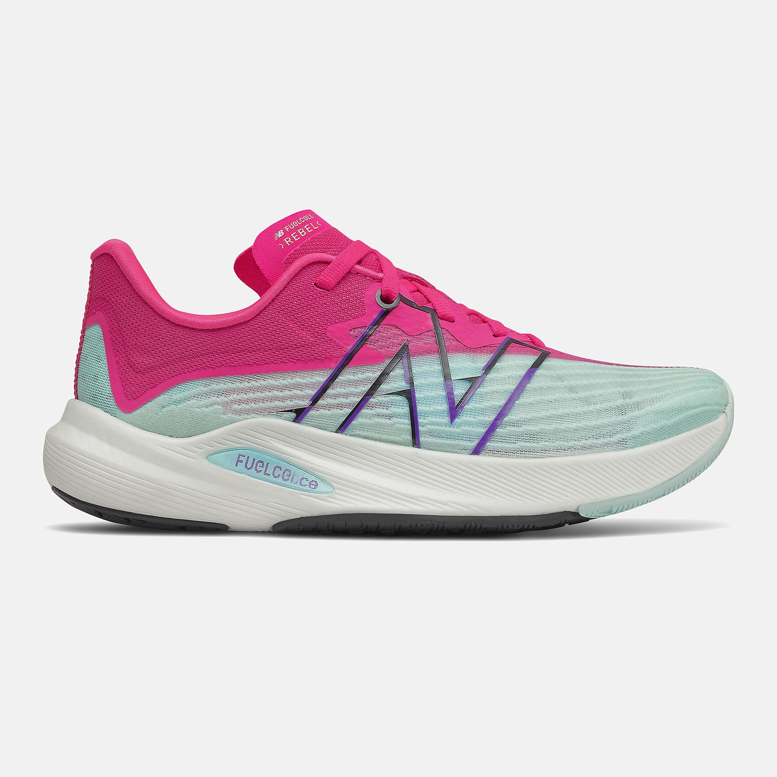 Pale Blue/Pink Glo FuelCell Rebel v2 / New Balance Women
