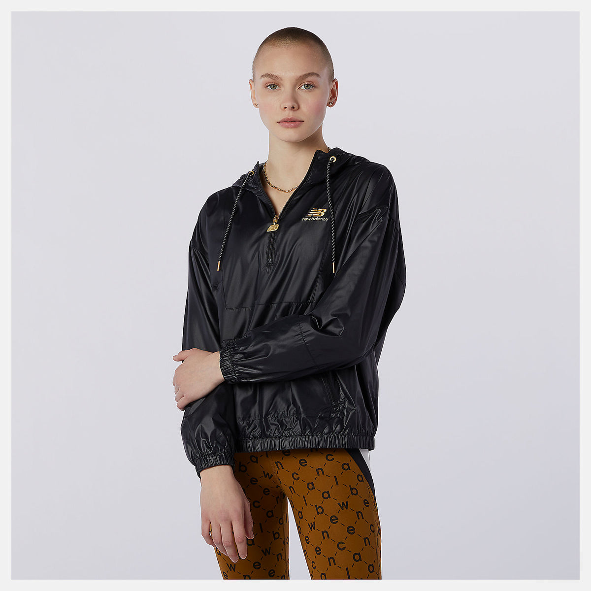 Black NB Athletics Higher Learning Anorak / New Balance Women