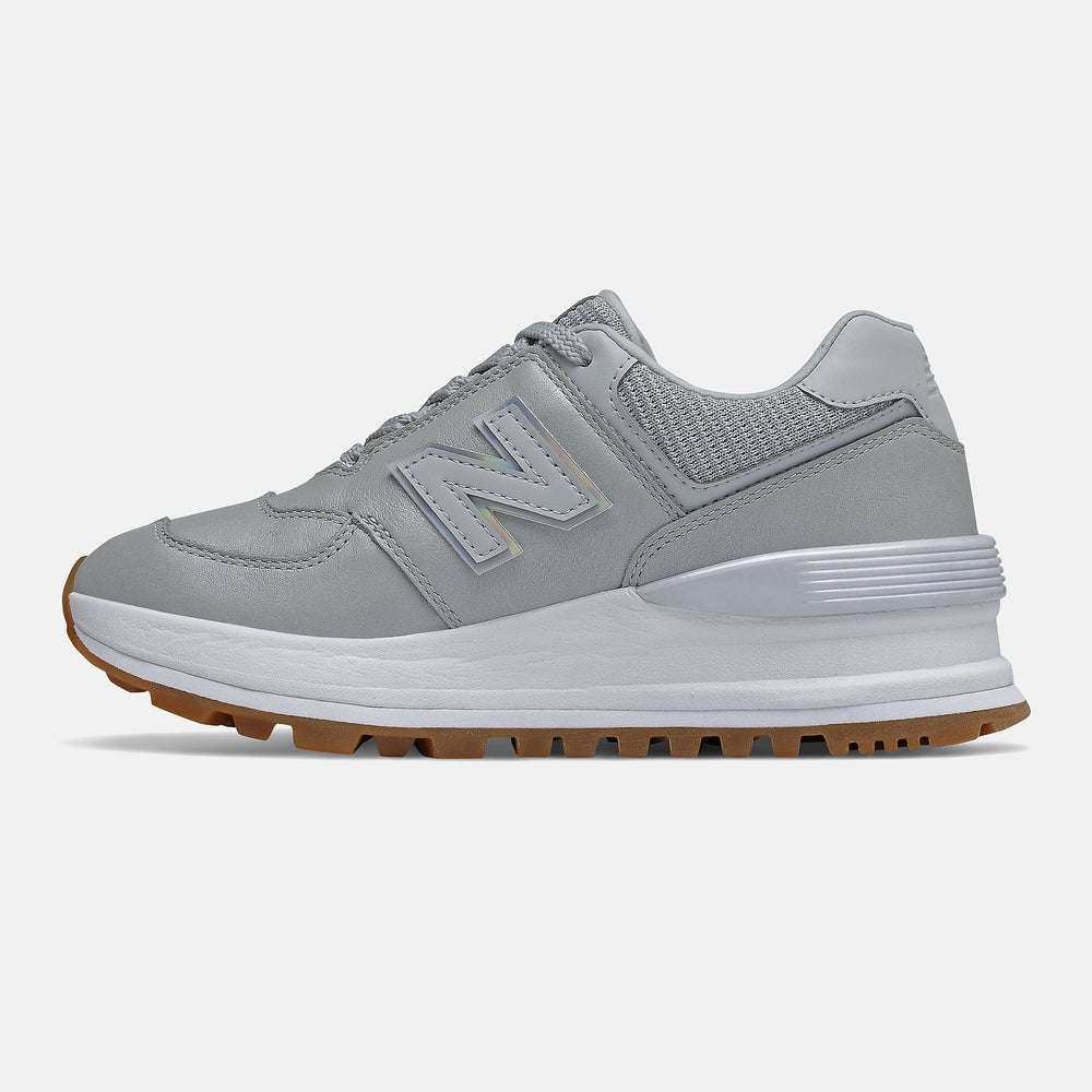 Light Aluminum/White 574 / New Balance Women