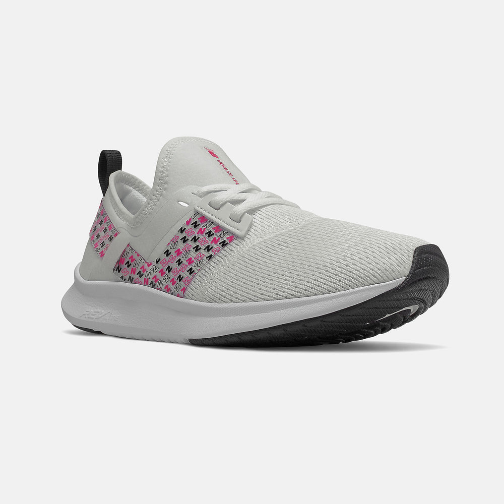 NB White/Pink Glo NB Nergize Sport / New Balance Women
