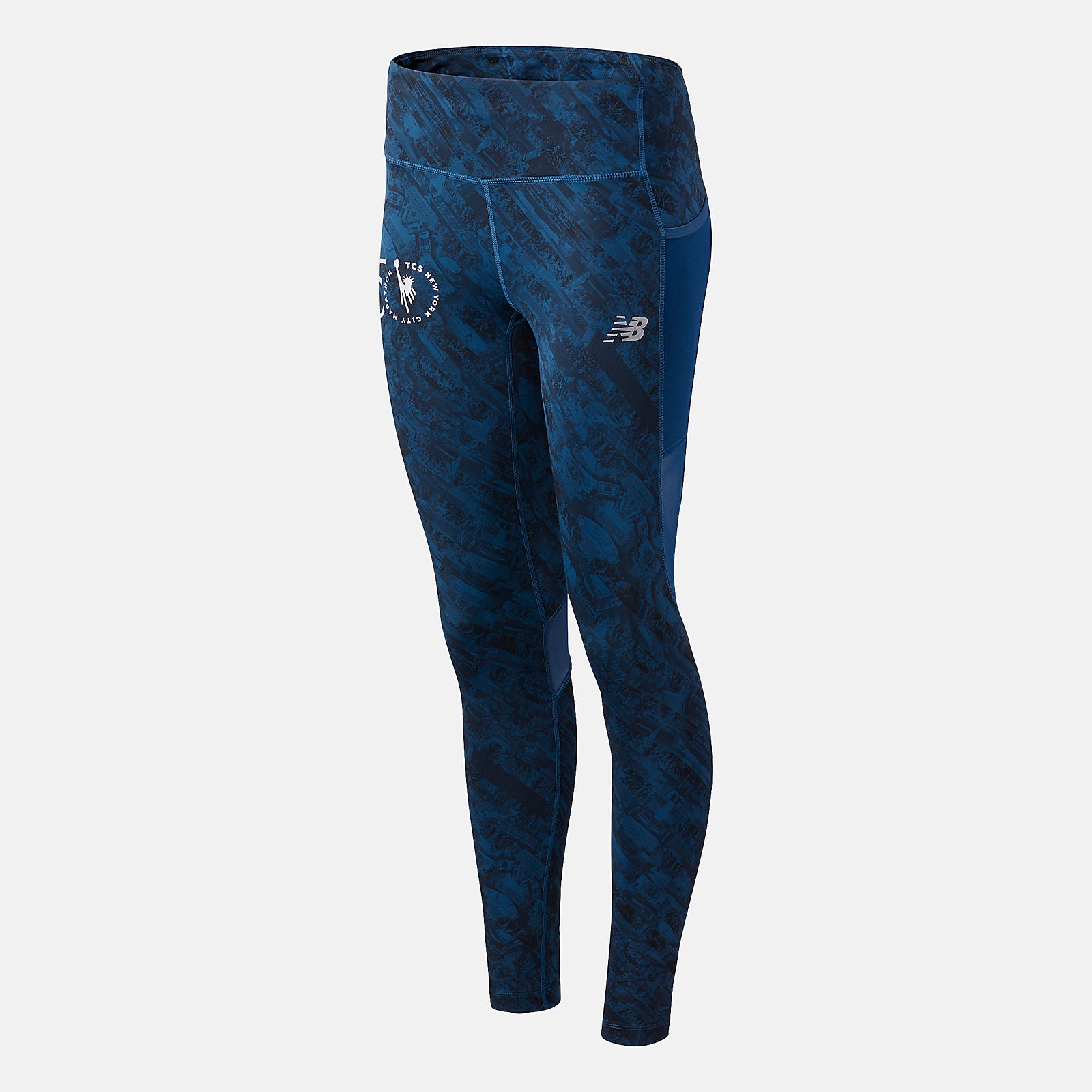 Rogue Wave NYC Marathon Printed Impact Run Tight / New Balance Women
