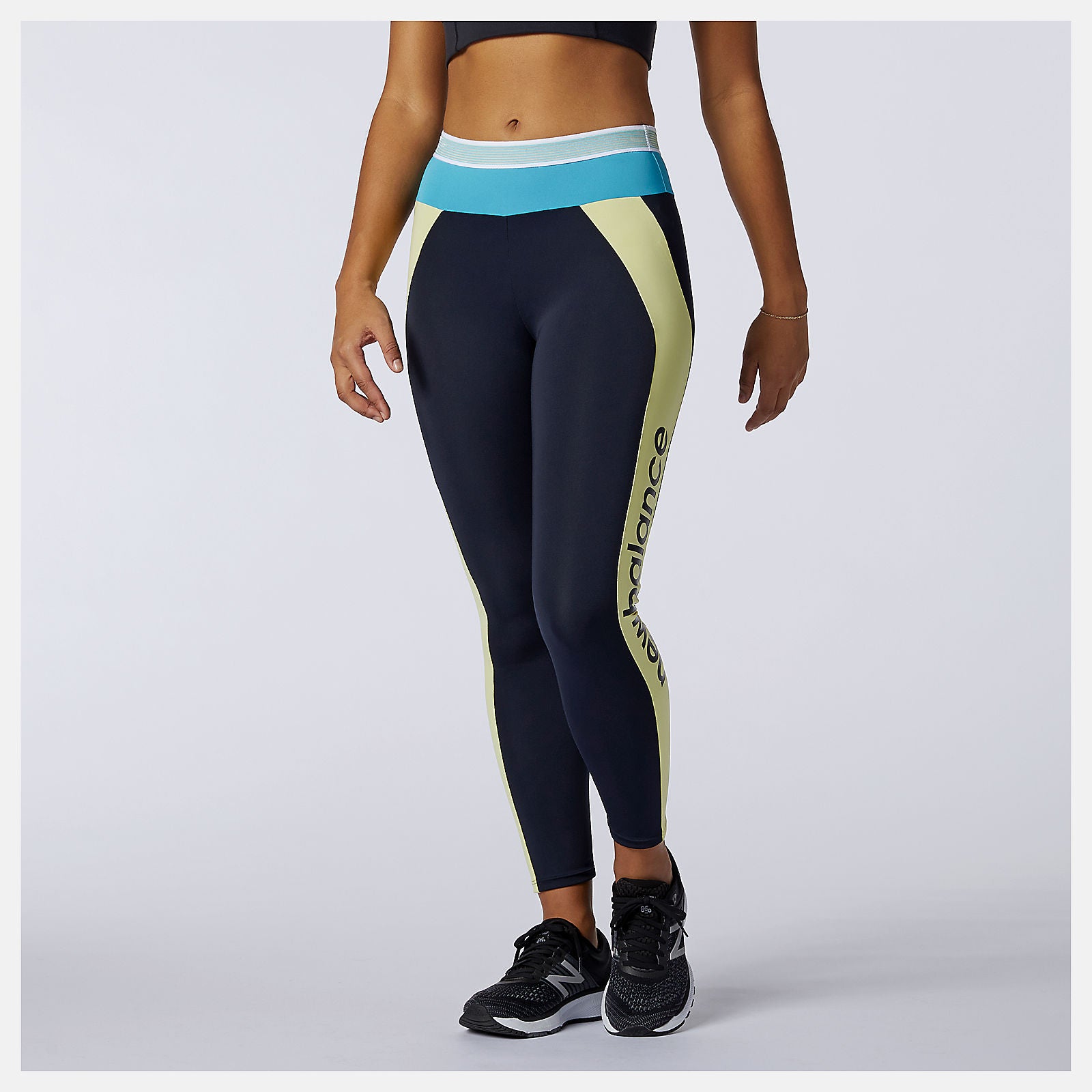 Yellow Achiever Remix High Rise 7/8 Tight / New Balance Women
