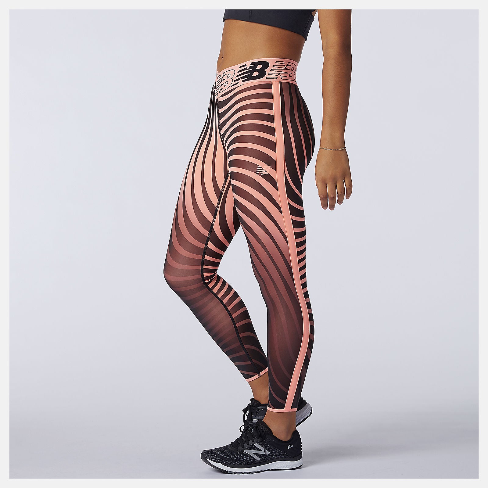 Paradise Pink Relentless Printed High Rise 7/8 Tight / New Balance Women