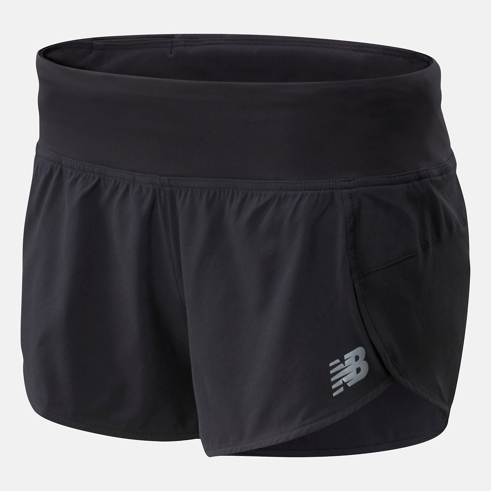 Black Impact Run Short 3 Inch / New Balance Women