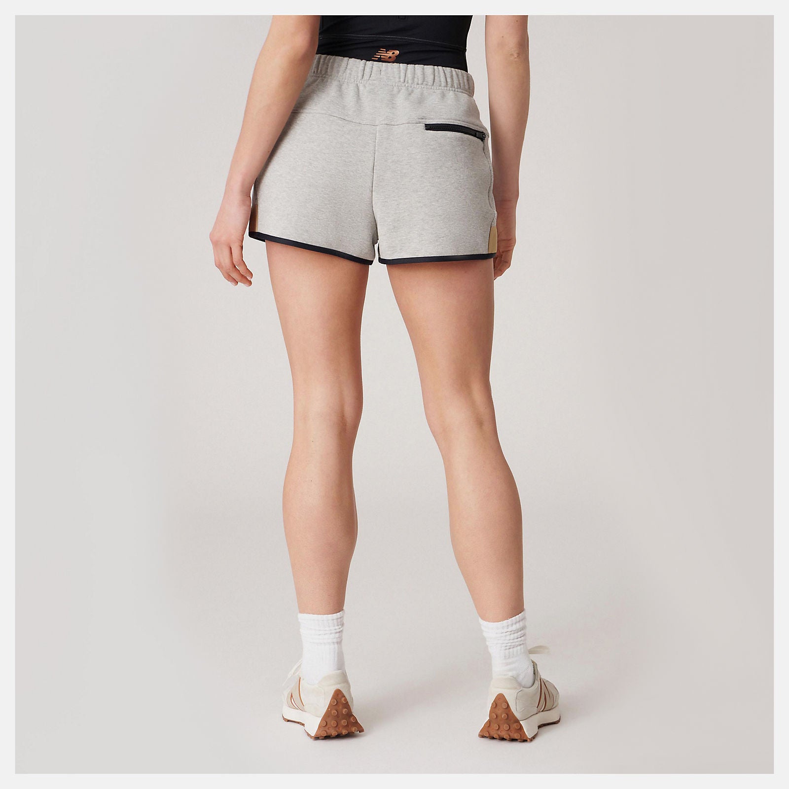 Athletic Grey Bandier Fleece Short / New Balance Women