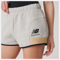 Athletic Grey Bandier Fleece Short / New Balance Women