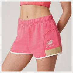 Watermelon Bandier Fleece Short / New Balance Women
