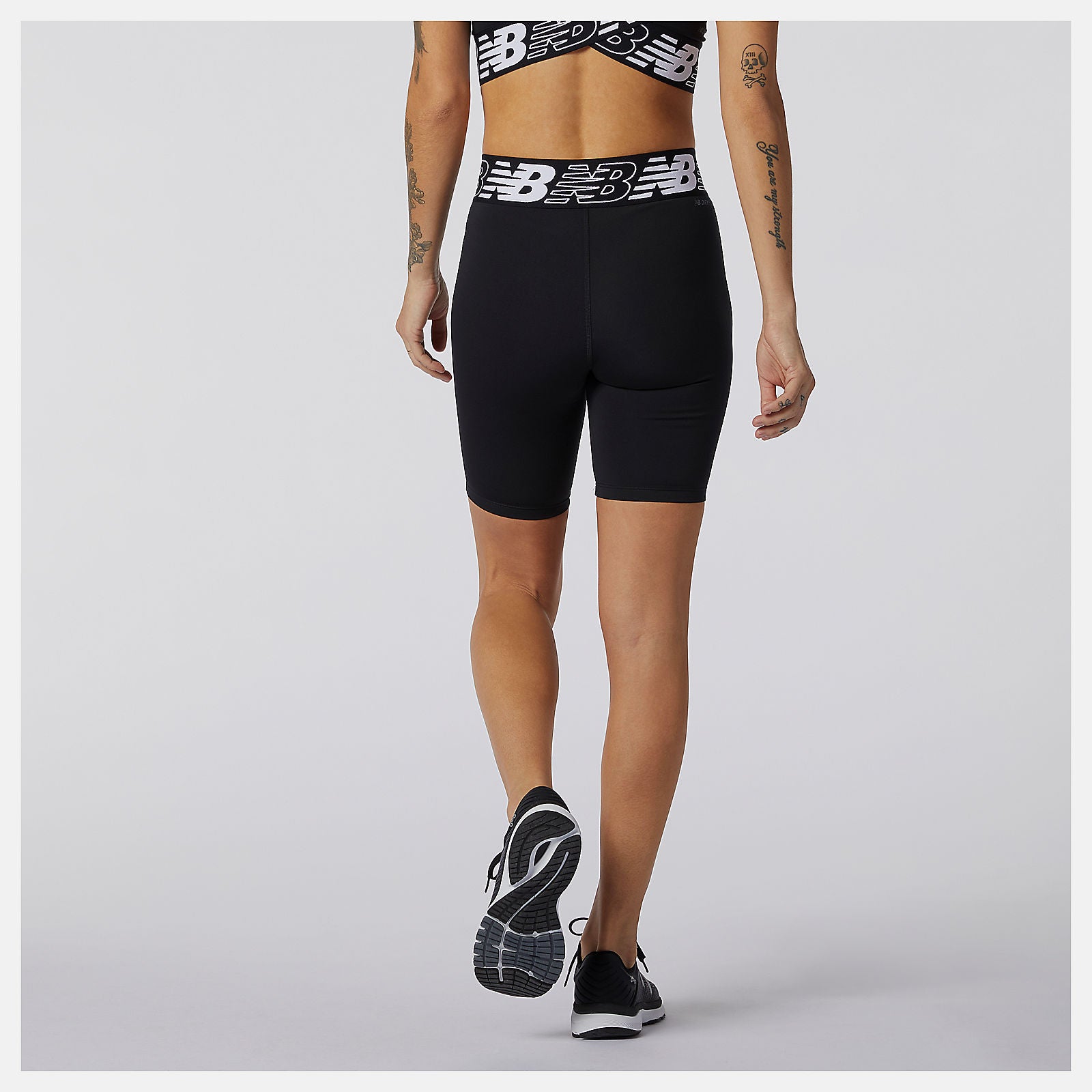 Black Relentless 8 inch Fitted Short / New Balance Women