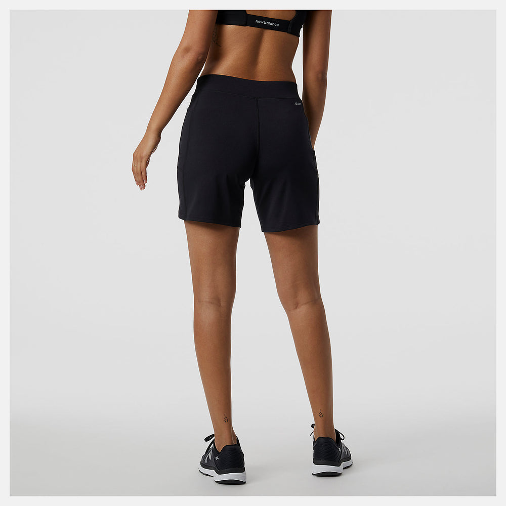 Black Impact Run Short 7 Inch / New Balance Women