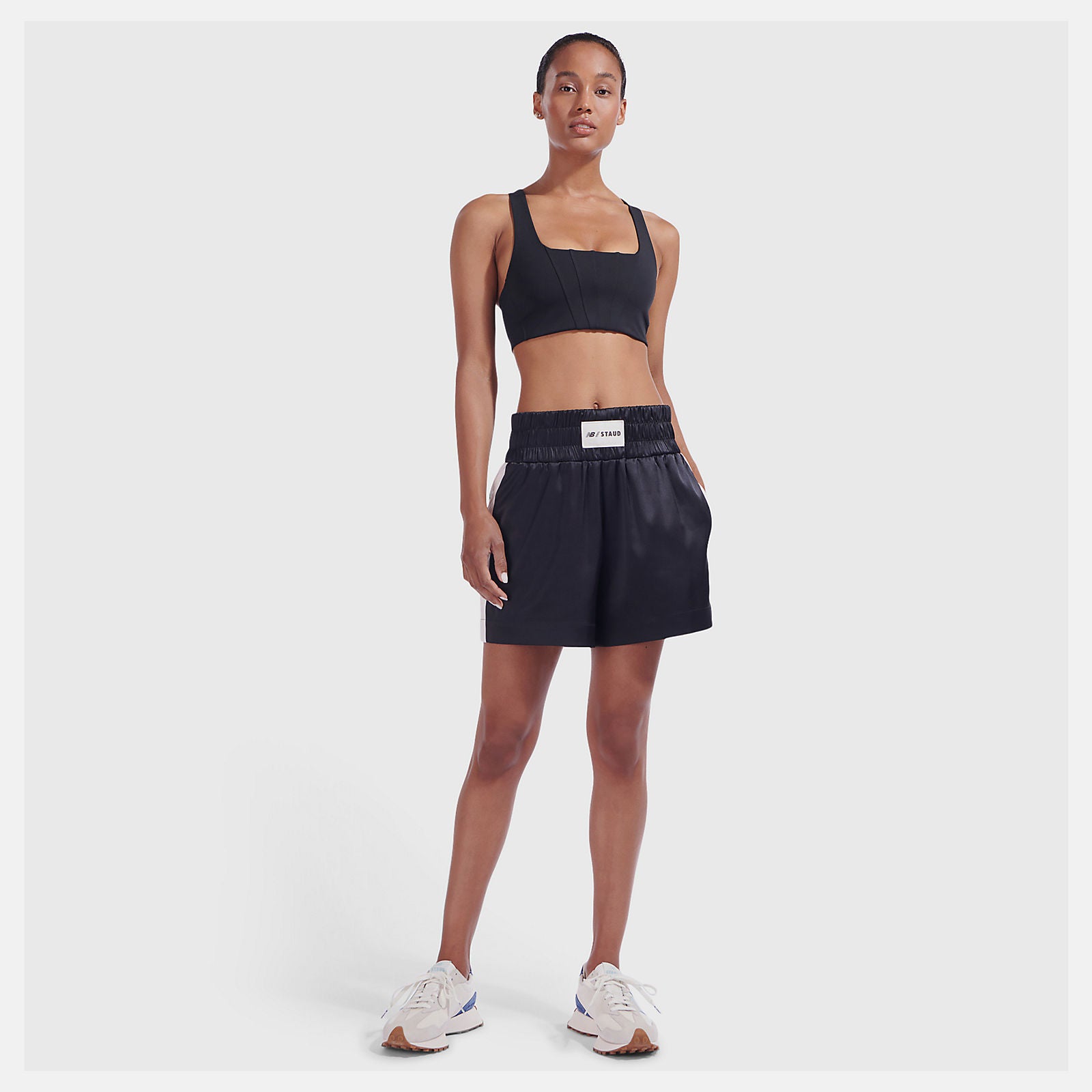 Black NB x Staud Boxing Short / New Balance Women