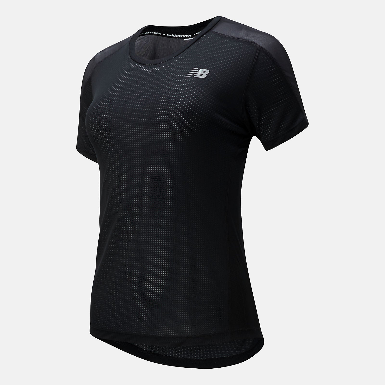 Black Impact Run Short Sleeve / New Balance Women