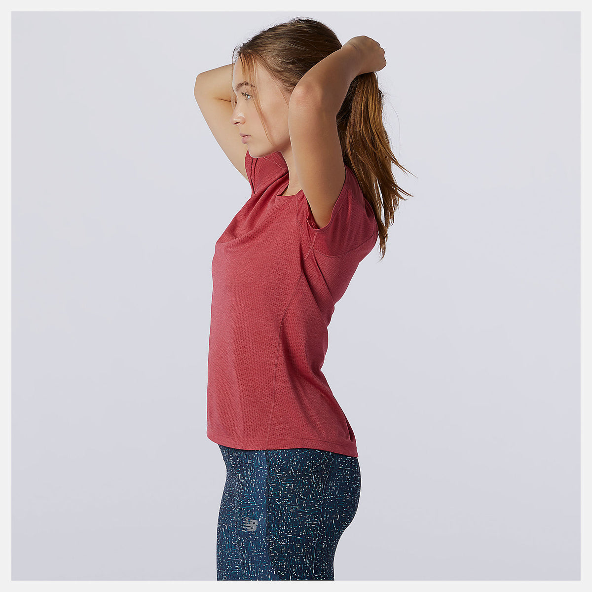 Earth Red Impact Run Short Sleeve / New Balance Women