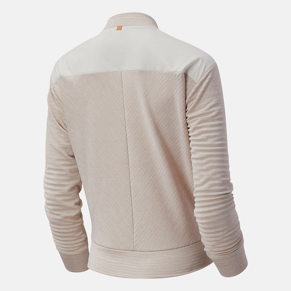 Sea Salt Heather NYC Marathon NB Heat Grid Long Sleeve / New Balance Women