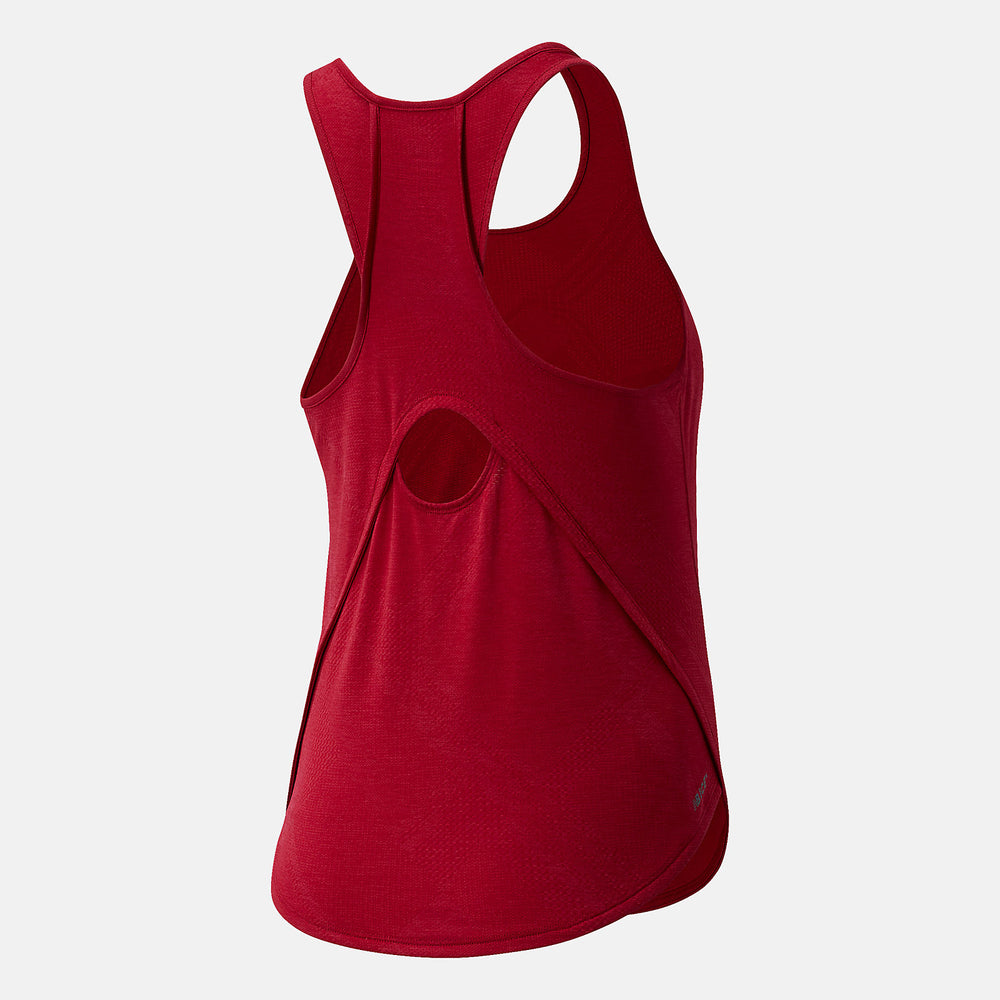 Neo Crimson NYC Marathon Q Speed Fuel Jacquard Tank / New Balance Women