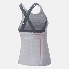 Light Aluminum Printed Tournament Tank / New Balance Women