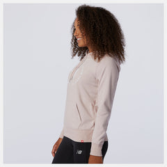 Saturn Pink NYC Marathon Essentials Pullover Hoodie / New Balance Women