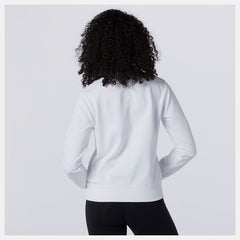 White/Black Essentials Crew / New Balance Women