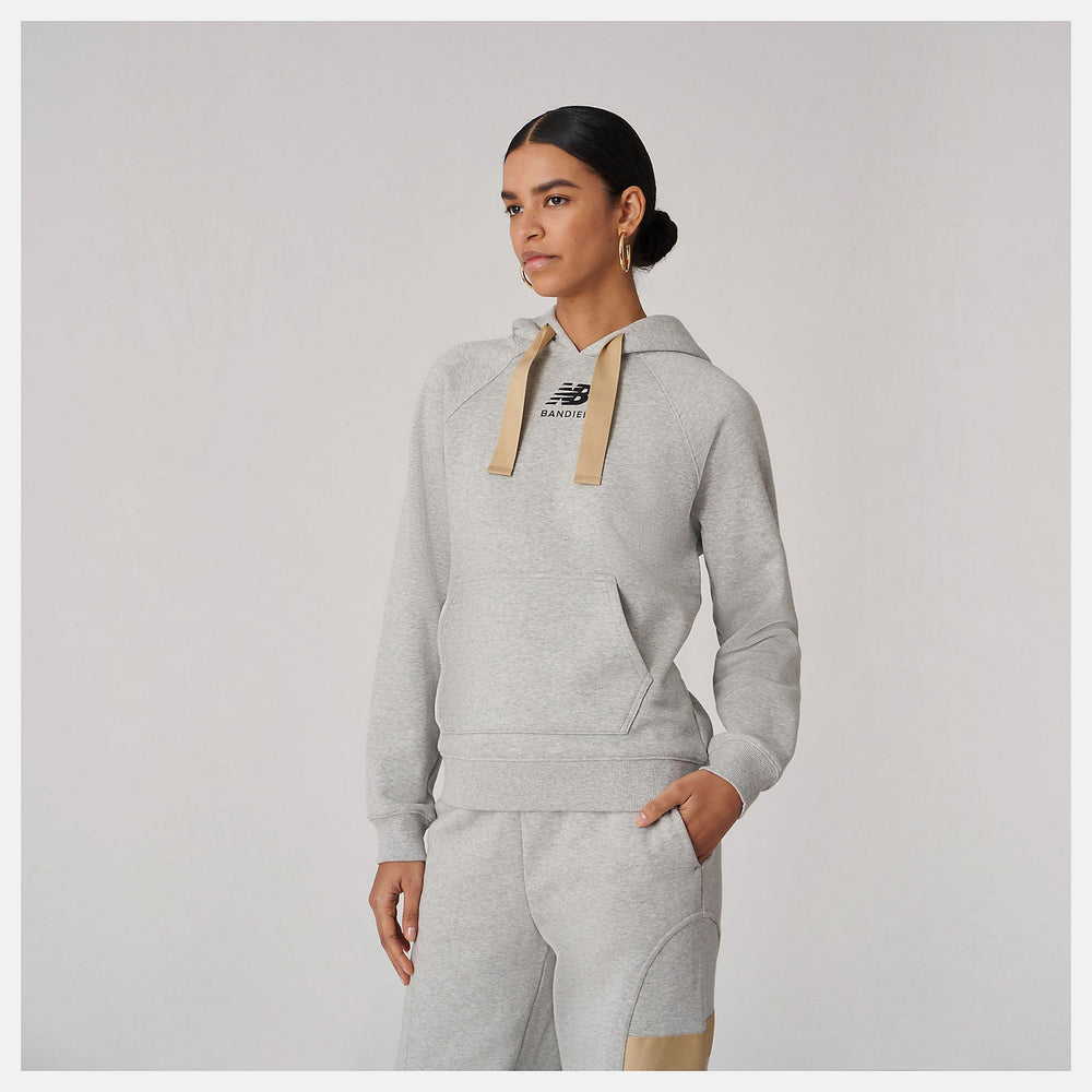 Athletic Grey Bandier Fleece Hoodie / New Balance Women