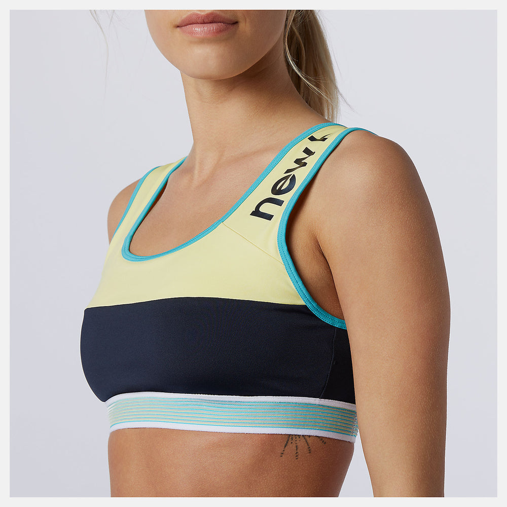 Lemon Achiever Remix Crop Top / New Balance Women