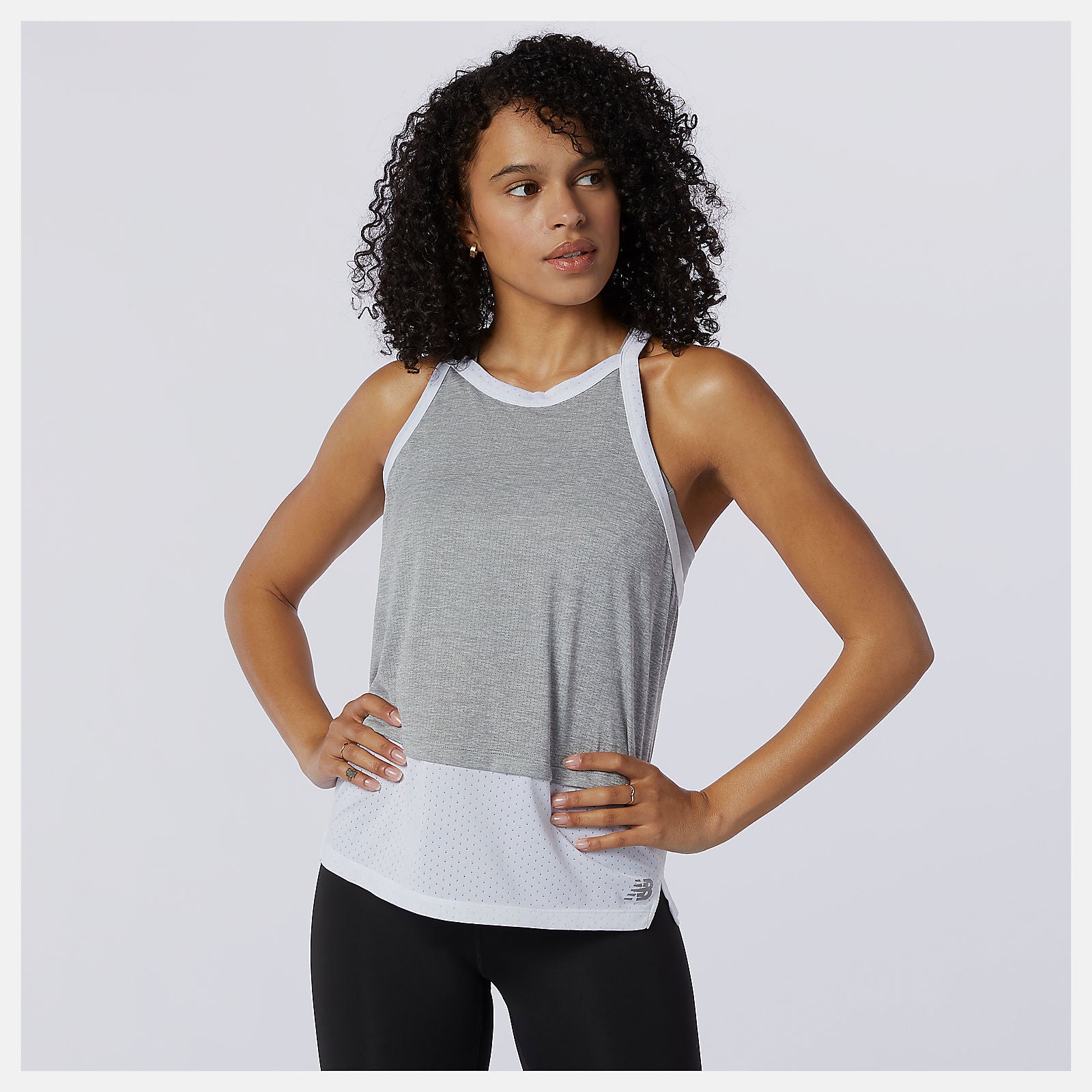 Athletic Grey Impact Run Hybrid Tank / New Balance Women