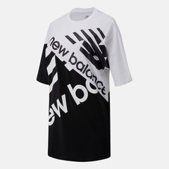 Black/Magnet NB Athletics Splice Tunic Tee / New Balance Women