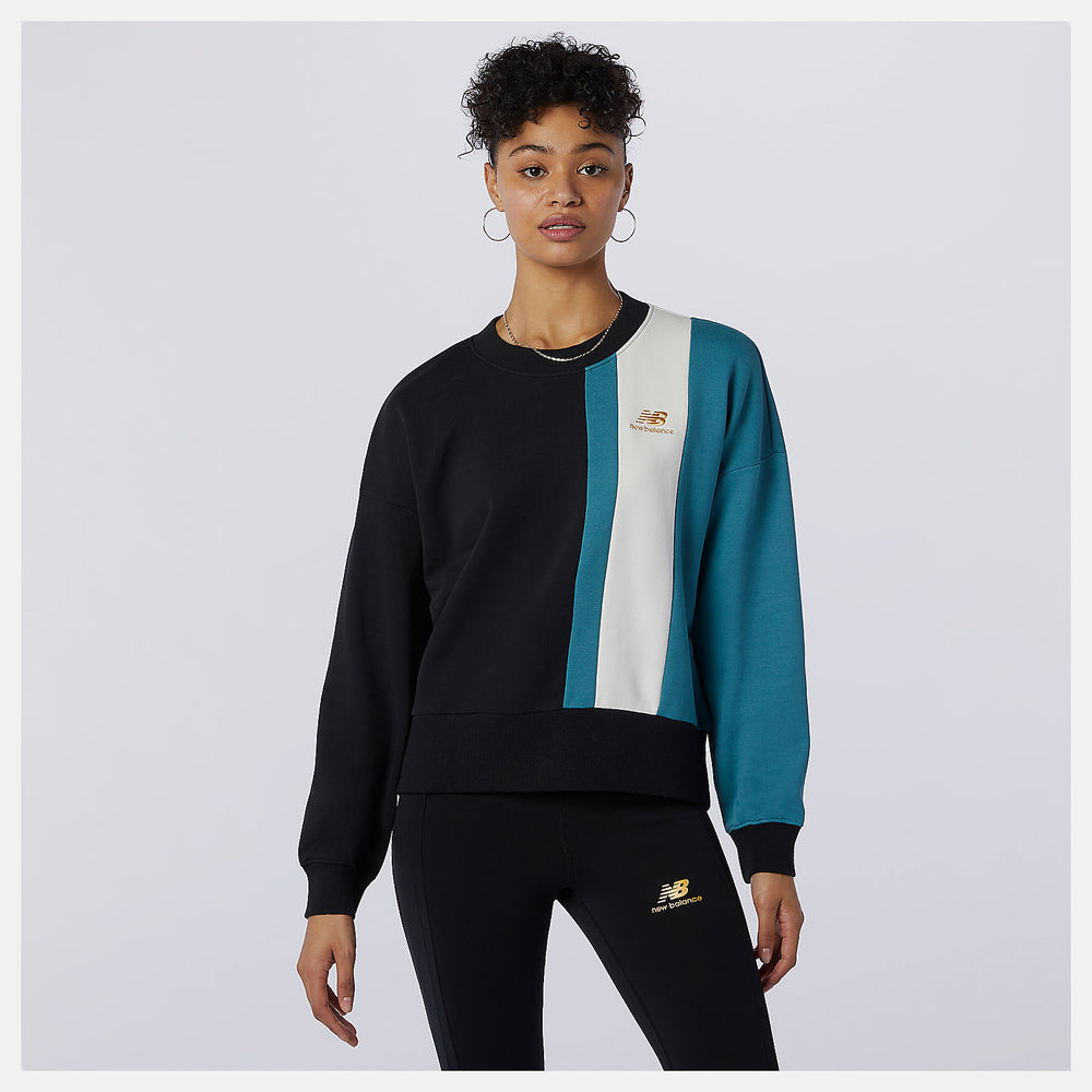 Black NB Athletics Higher Learning Crew / New Balance Women