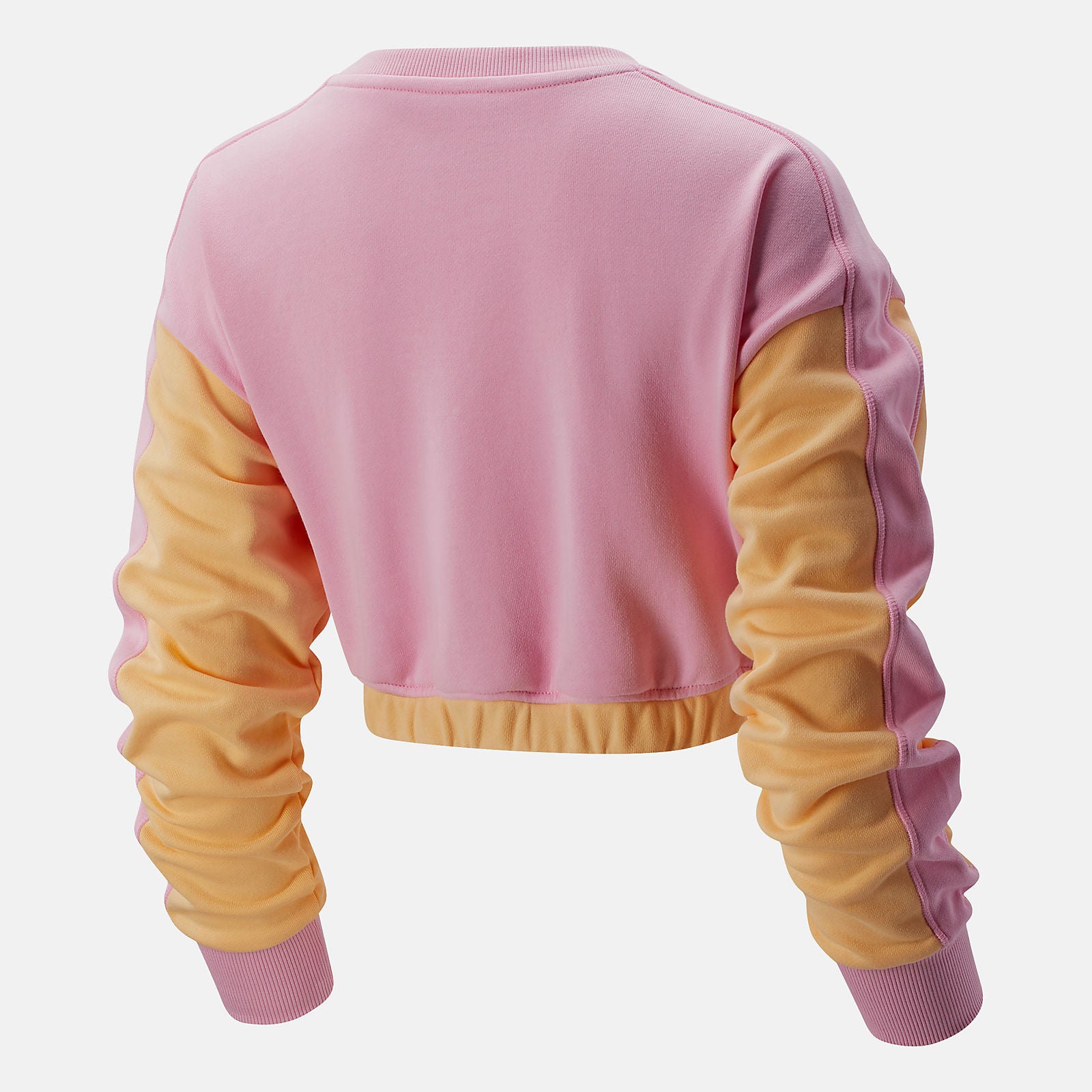 Pink Lemonade NB Athletics Baroque Crop Crew / New Balance Women