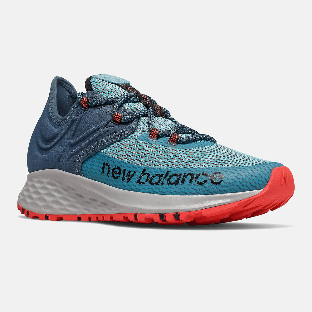 Wax Blue/Stone Blue and Toro Red Fresh Foam Roav Trail / New Balance Women